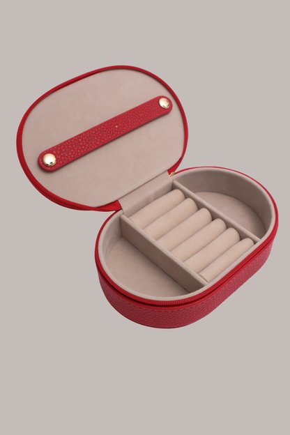 Leah Travel Jewelry Case