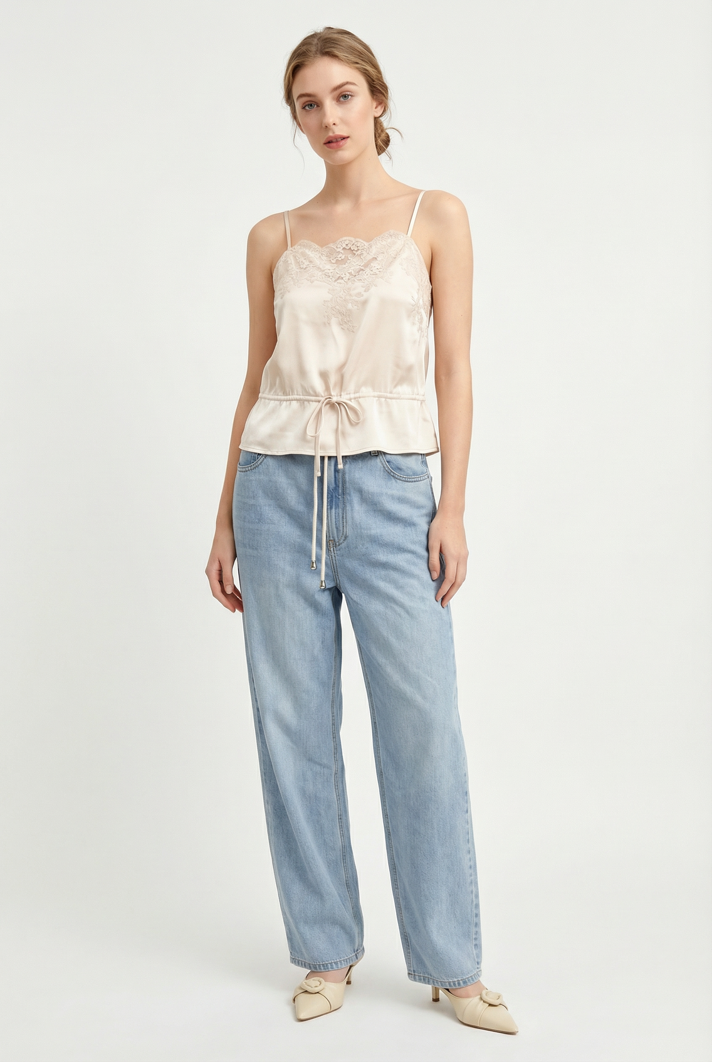 Lexi Lace Tie Cami Top