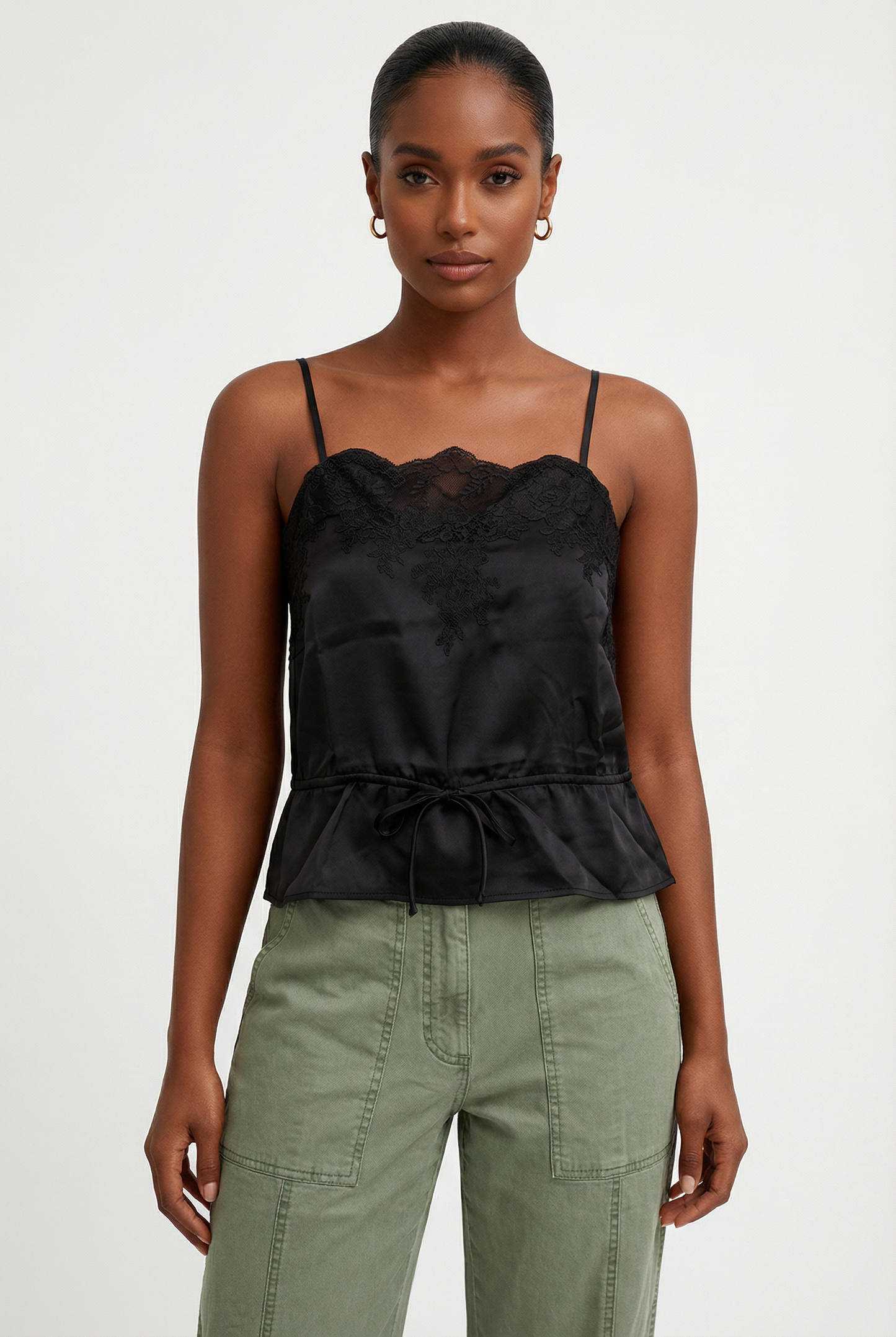 Lexi Lace Tie Cami Top