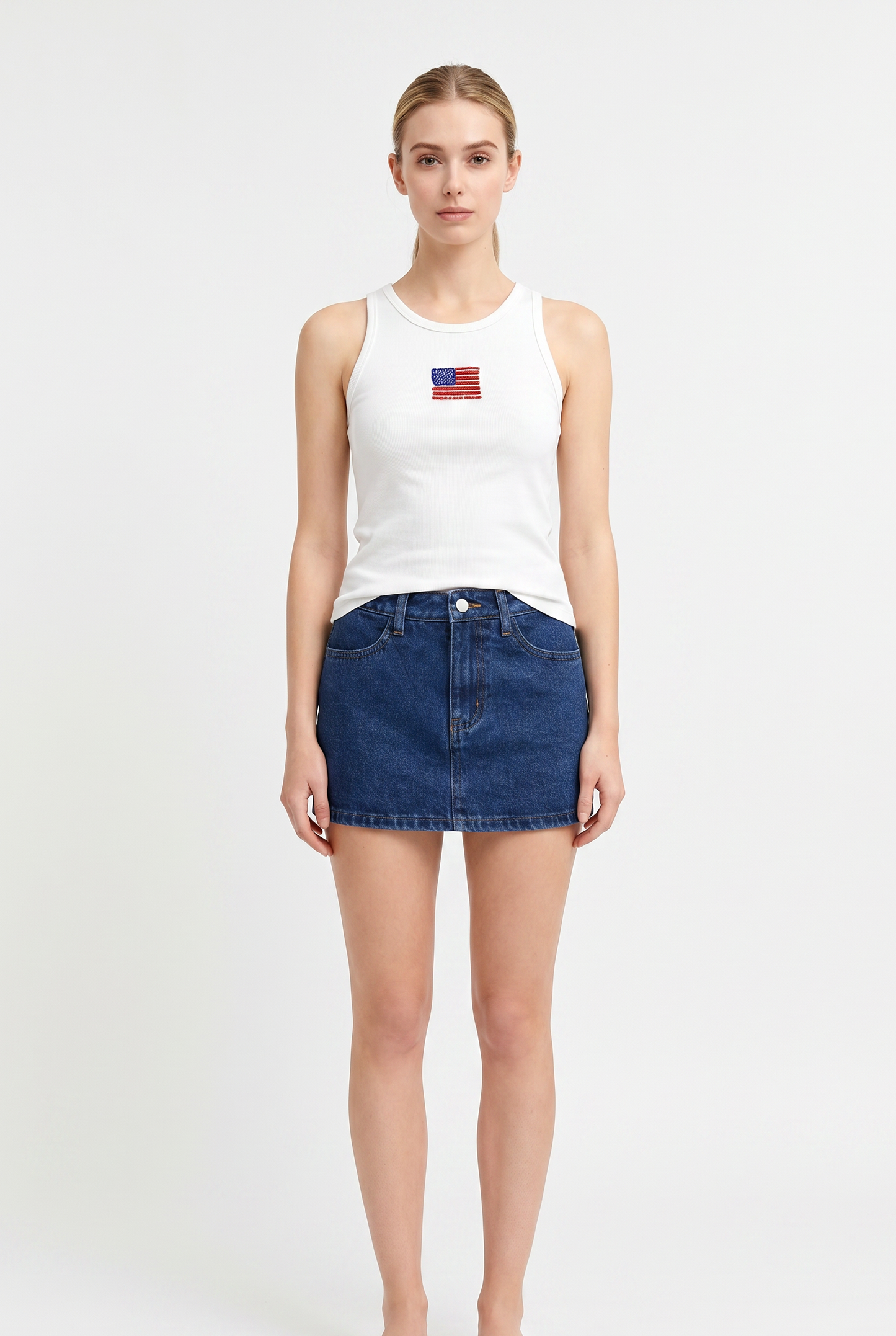 Liberty Beaded Rib Tank