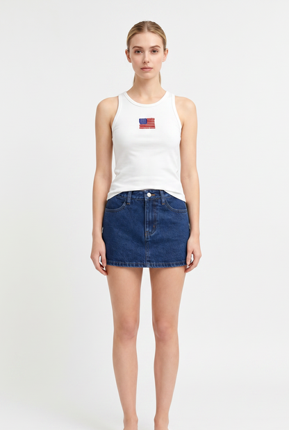 Liberty Beaded Rib Tank