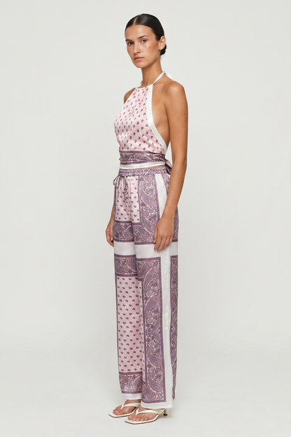 Lila Printed Halter Top