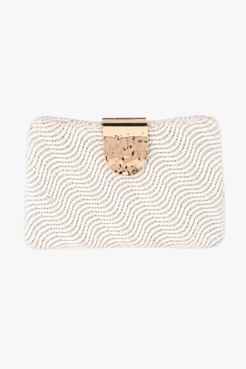 Lindy Woven Clutch