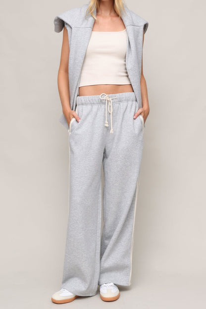 Line Up Striped Side Sweatpants