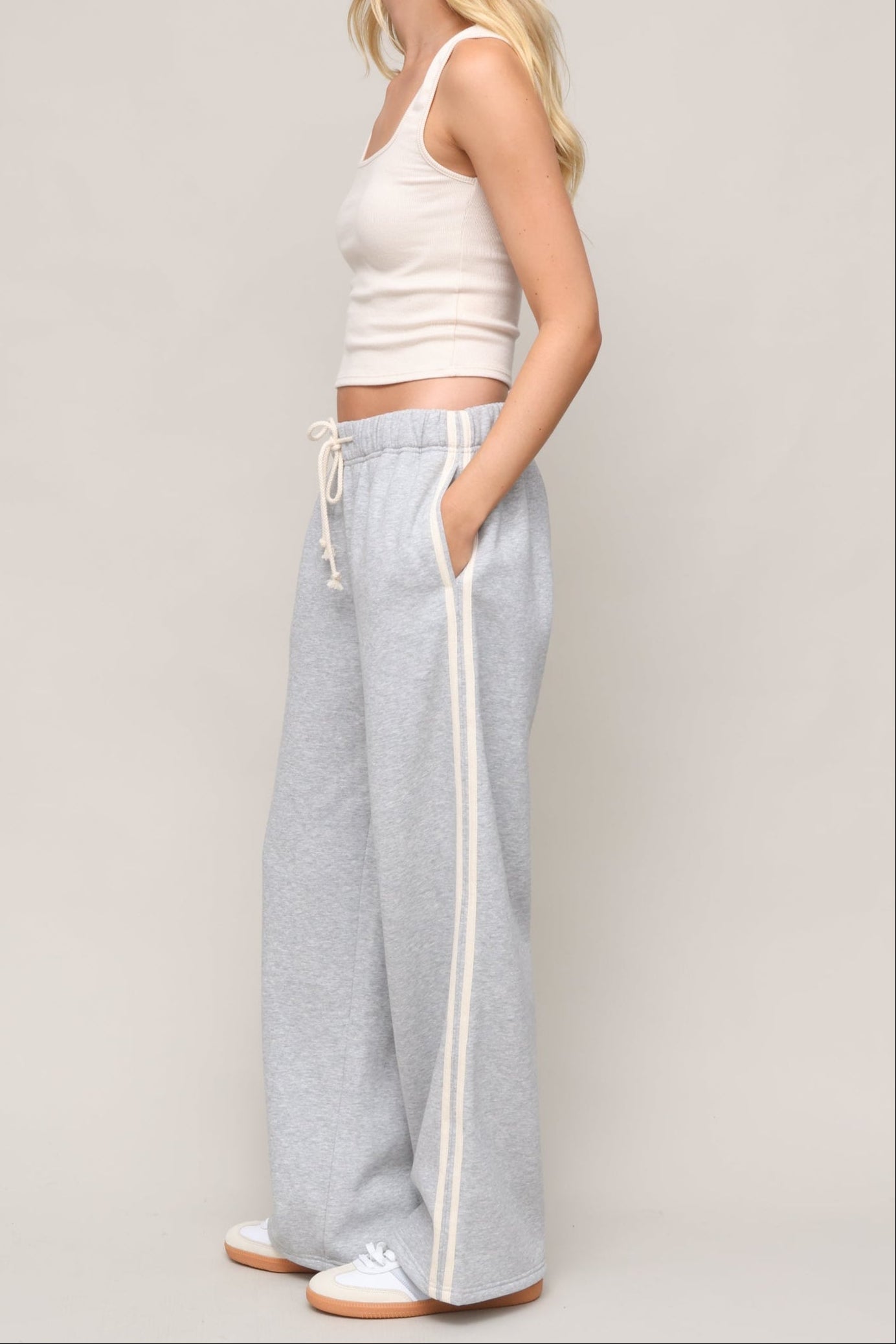 Line Up Striped Side Sweatpants