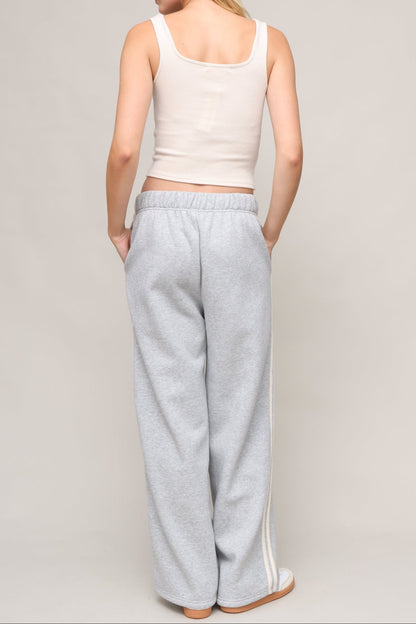 Line Up Striped Side Sweatpants