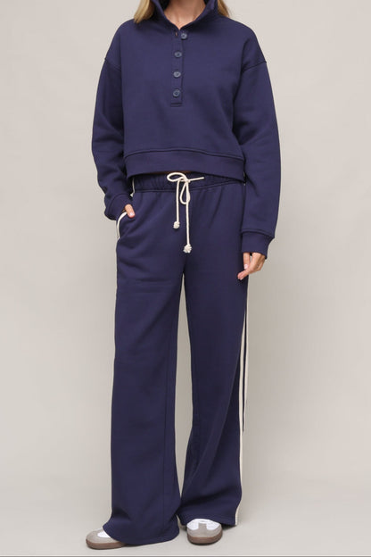 Line Up Striped Side Sweatpants