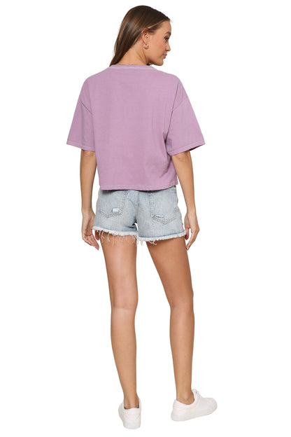 London Cropped Graphic Tee