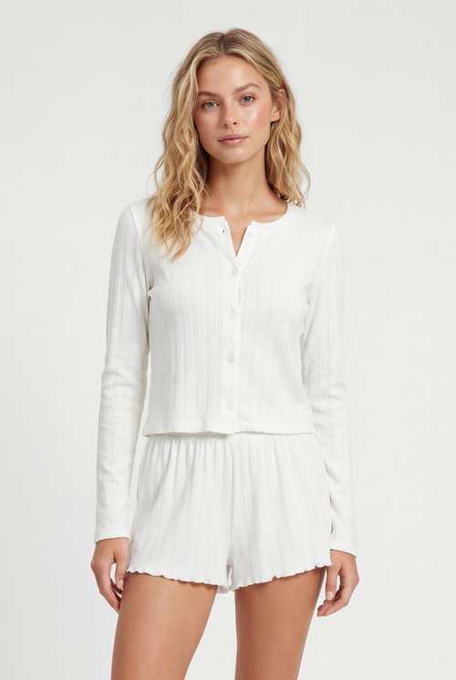Lovely Pointelle Top