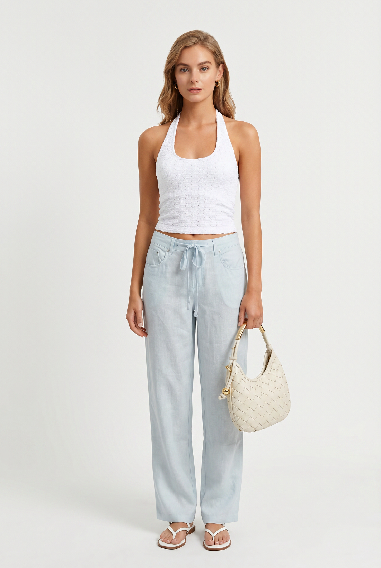 Luna Lace Halter Neck Tank