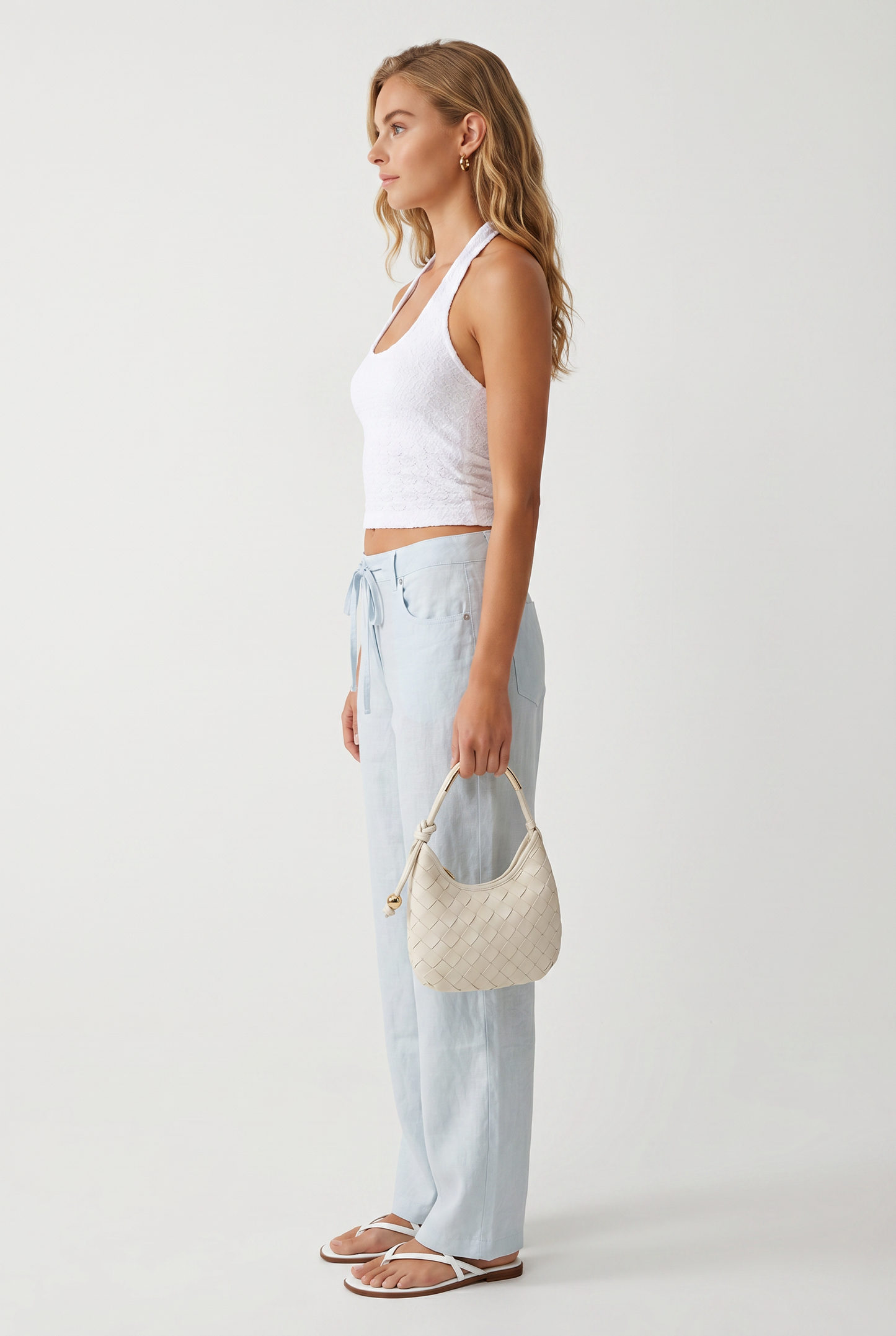 Luna Lace Halter Neck Tank