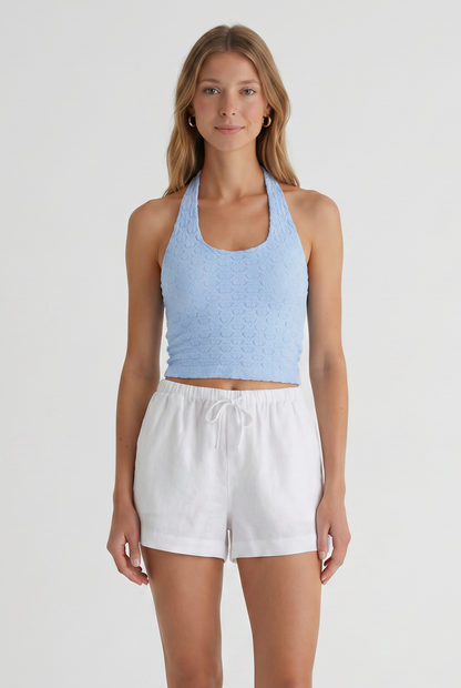 Luna Lace Halter Neck Tank