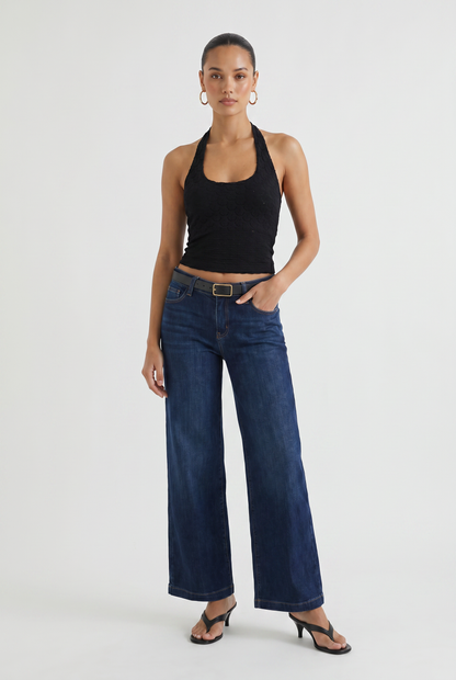 Luna Lace Halter Neck Tank