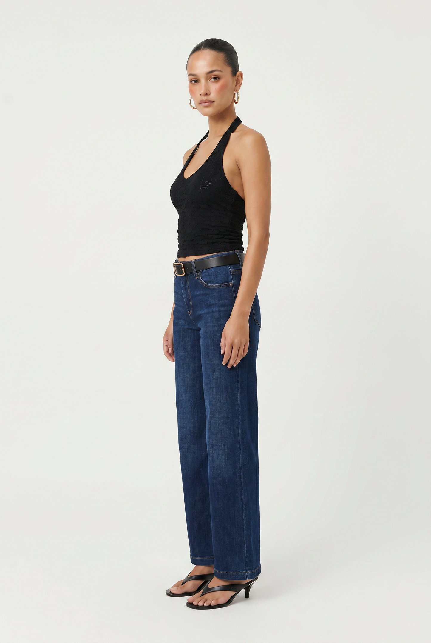 Luna Lace Halter Neck Tank