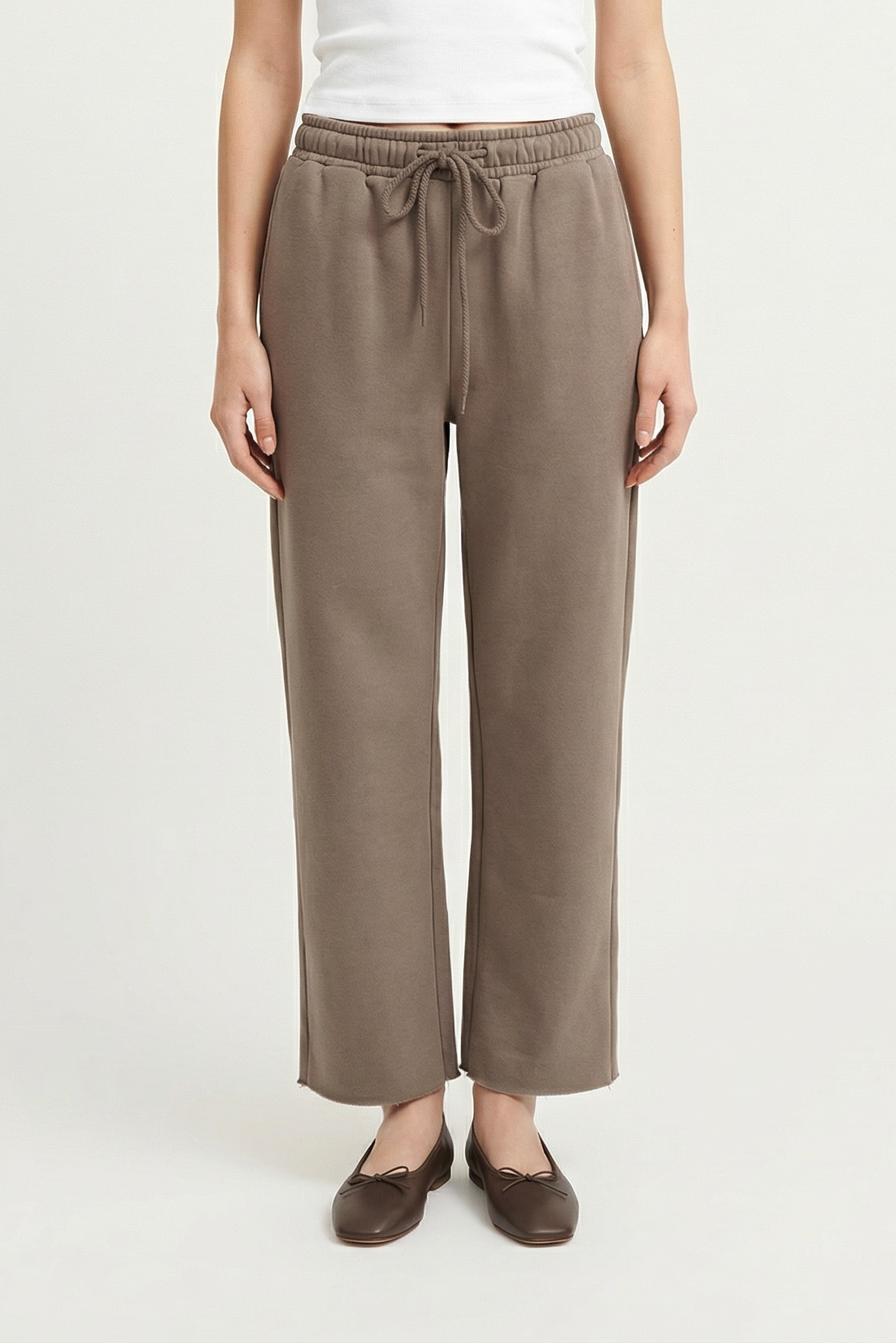 Luxe Raw Edge Sweatpant