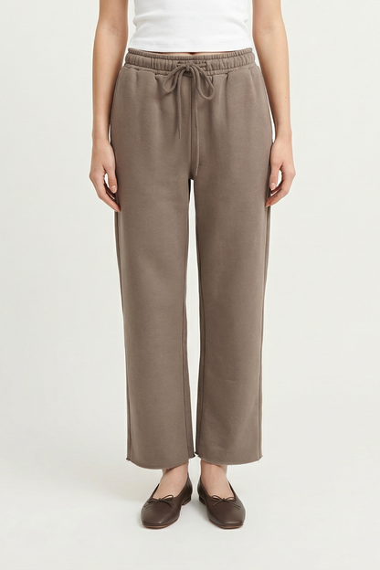 Luxe Raw Edge Sweatpant
