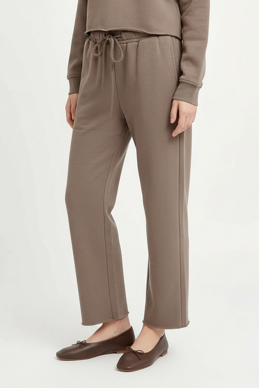 Luxe Raw Edge Sweatpant