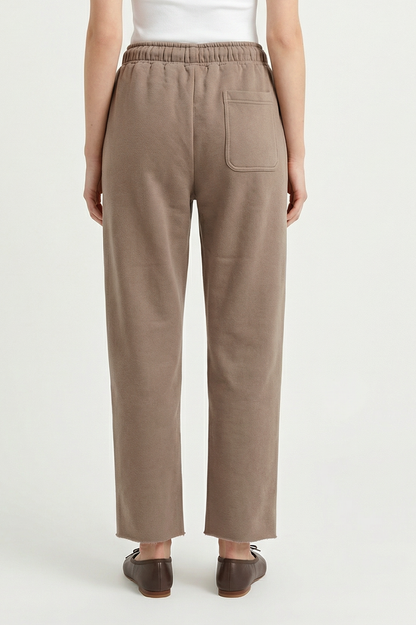 Luxe Raw Edge Sweatpant