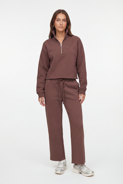 Luxe Raw Edge Sweatpant