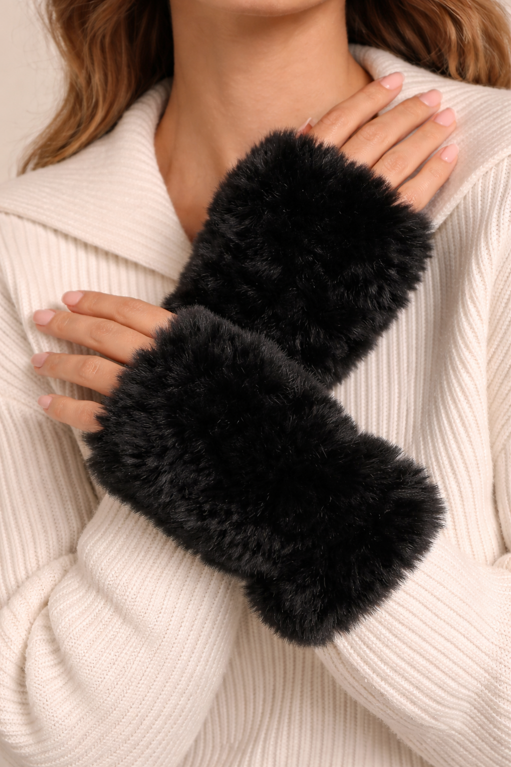 Mandy Faux Fingerless Glove