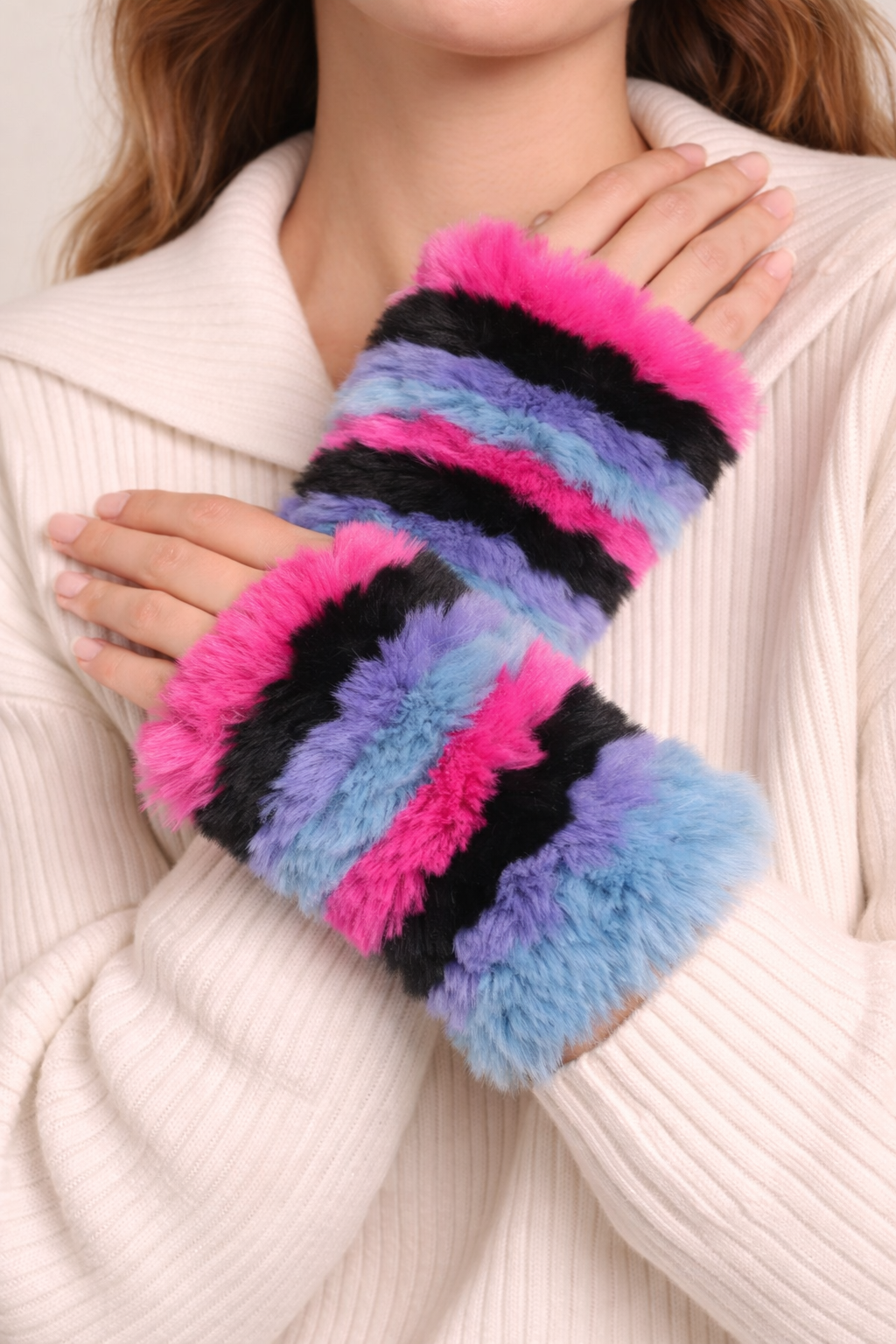 Mandy Faux Fingerless Glove