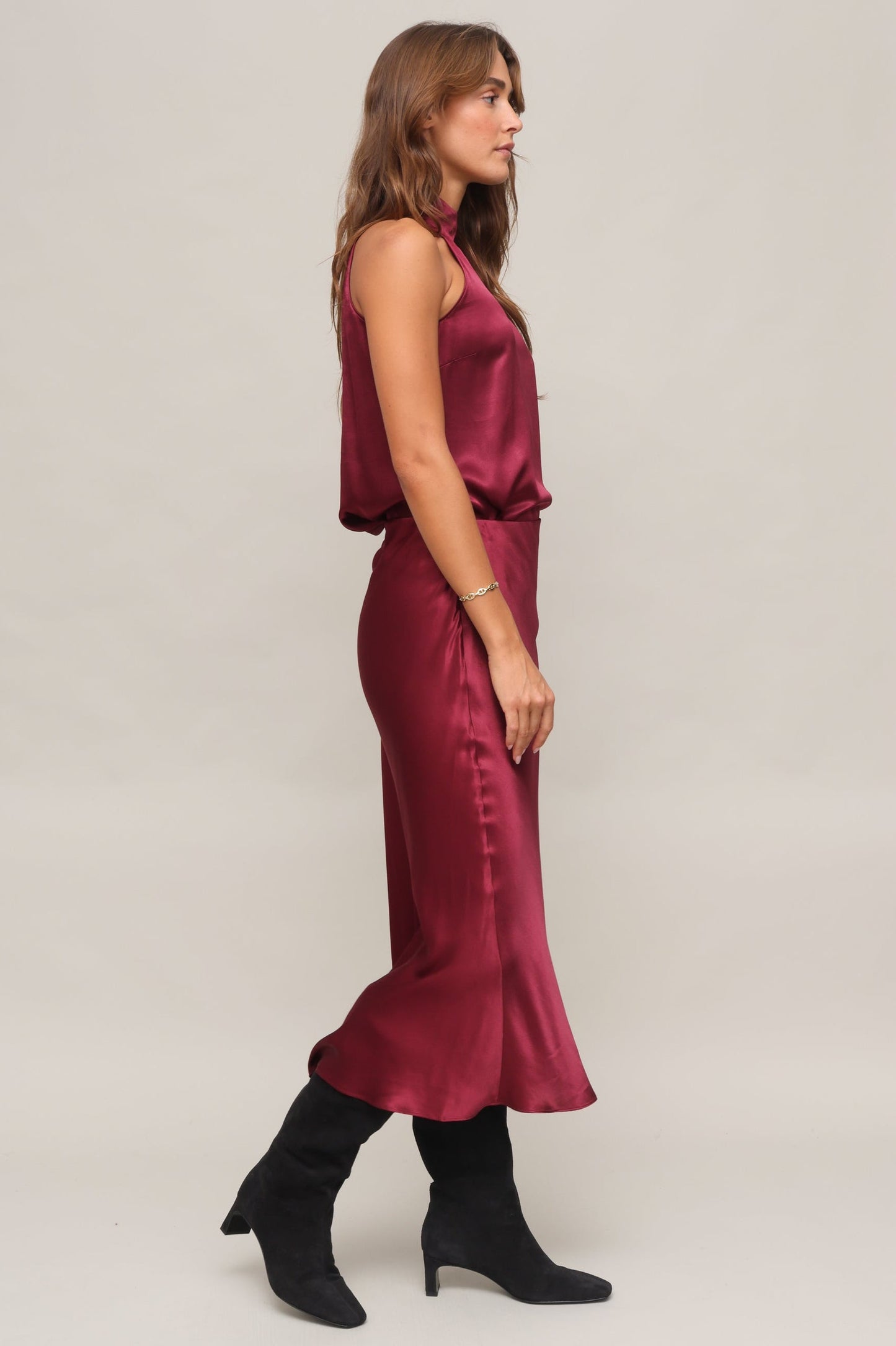 Maya Satin Skirt