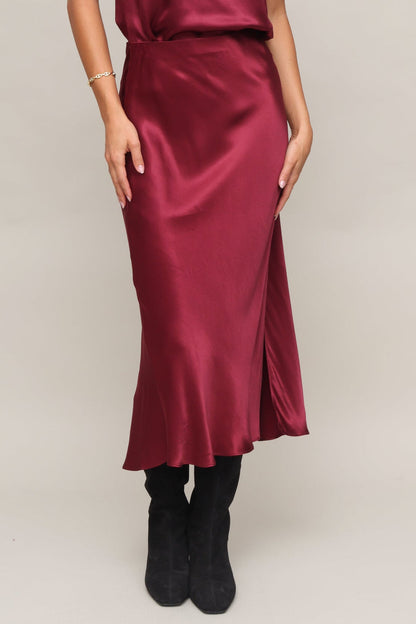 Maya Satin Skirt
