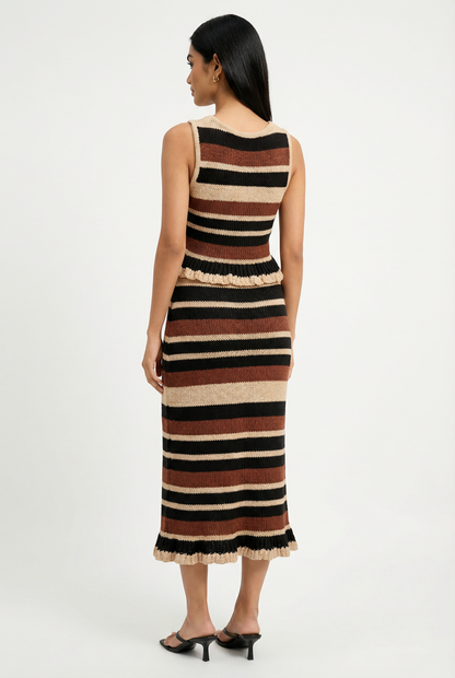 Mexi Stripe Crochet Top