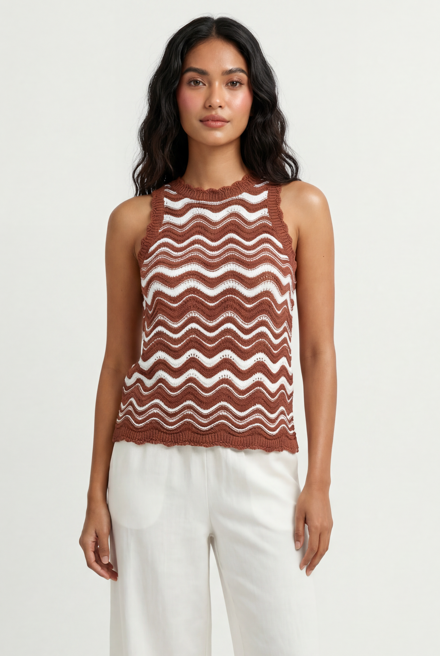 Missi Chevron Sweater Tank