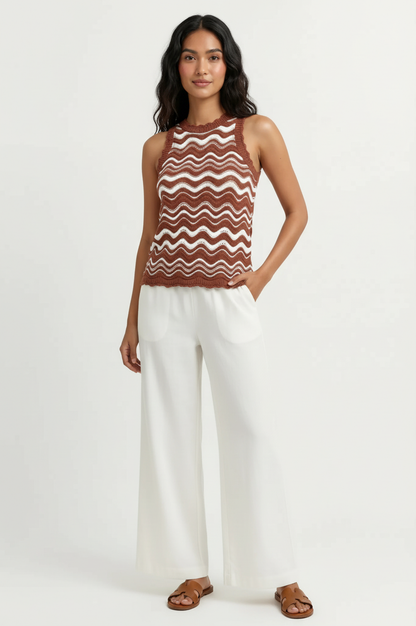 Missi Chevron Sweater Tank