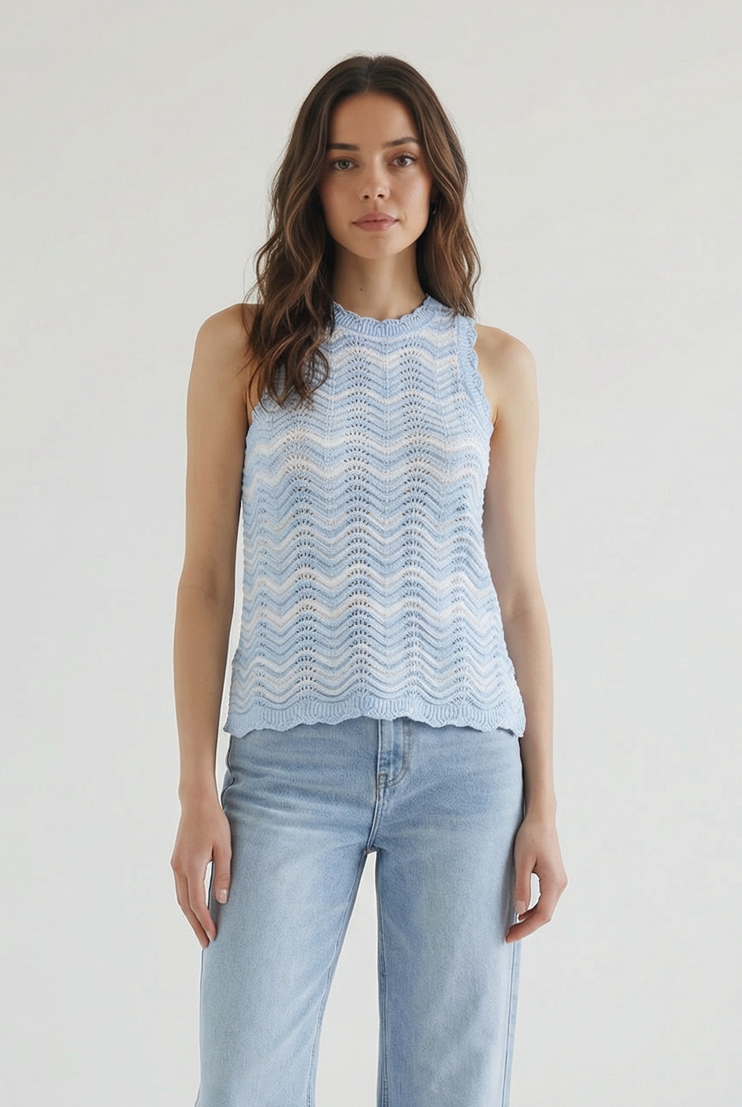 Missi Chevron Sweater Tank