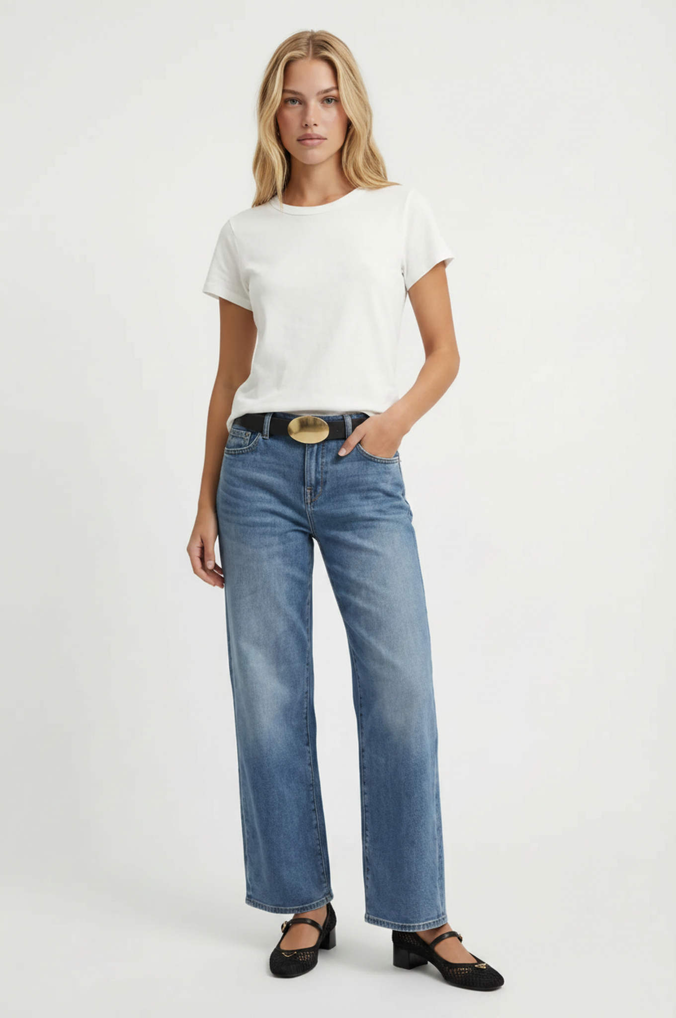 Myra Leather Western Buckle Belt