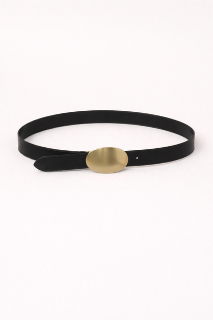 Myra Leather Western Buckle Belt