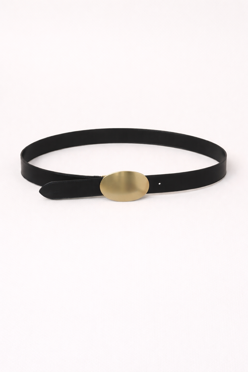 Myra Leather Western Buckle Belt