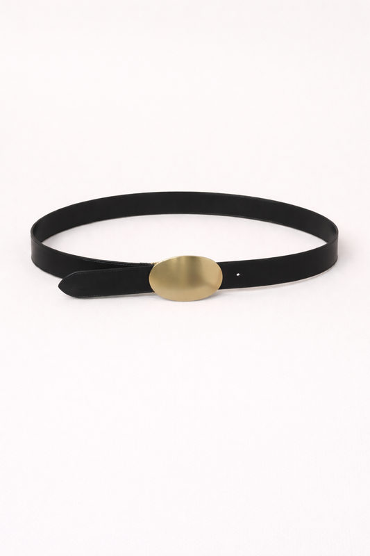 Myra Leather Western Buckle Belt