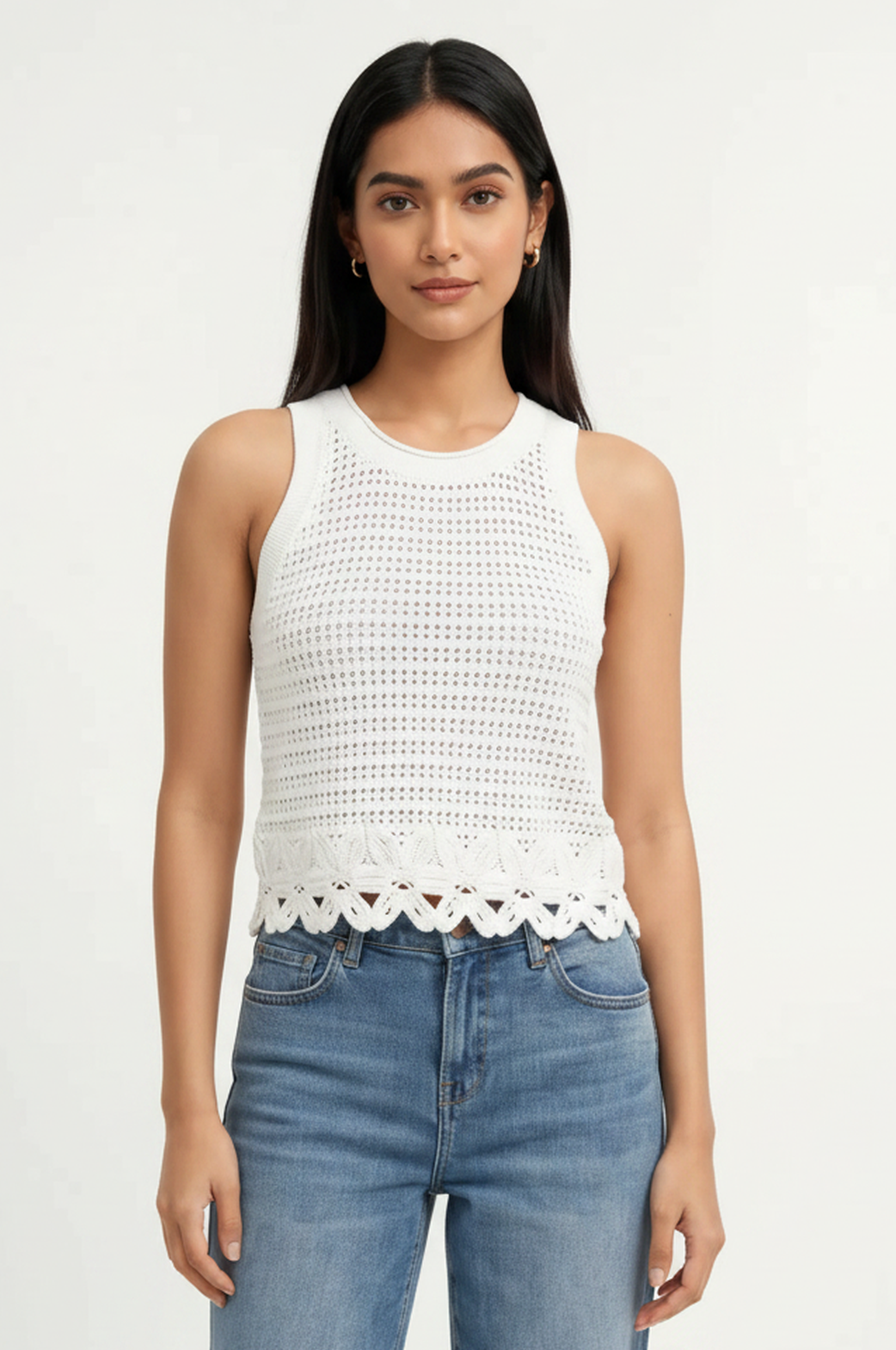Nicole Open Stitch Sweatertank