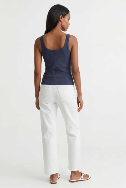 Niko Scallop Rib Tank Top