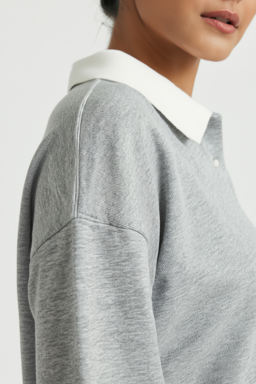 Off Duty Polo Sweatshirt