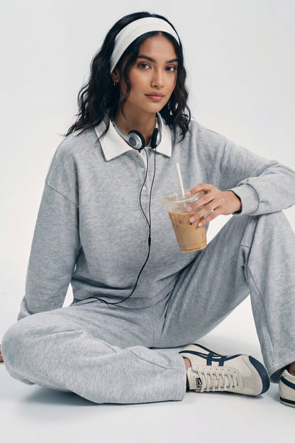 Off Duty Polo Sweatshirt