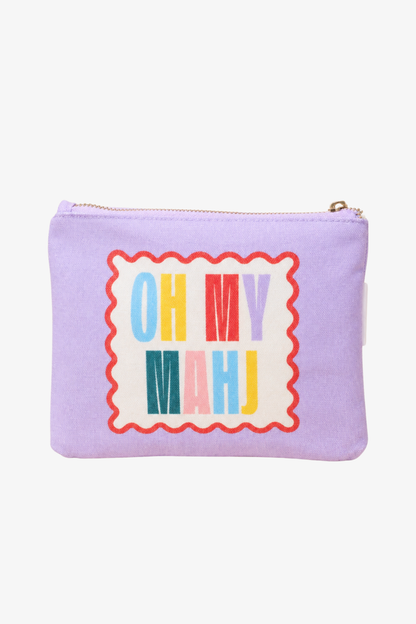 Oh My Mahj Canvas Card Holder