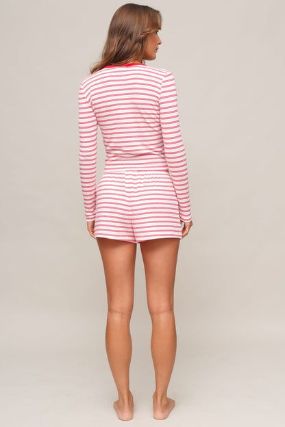Pajama Day Stripe Short