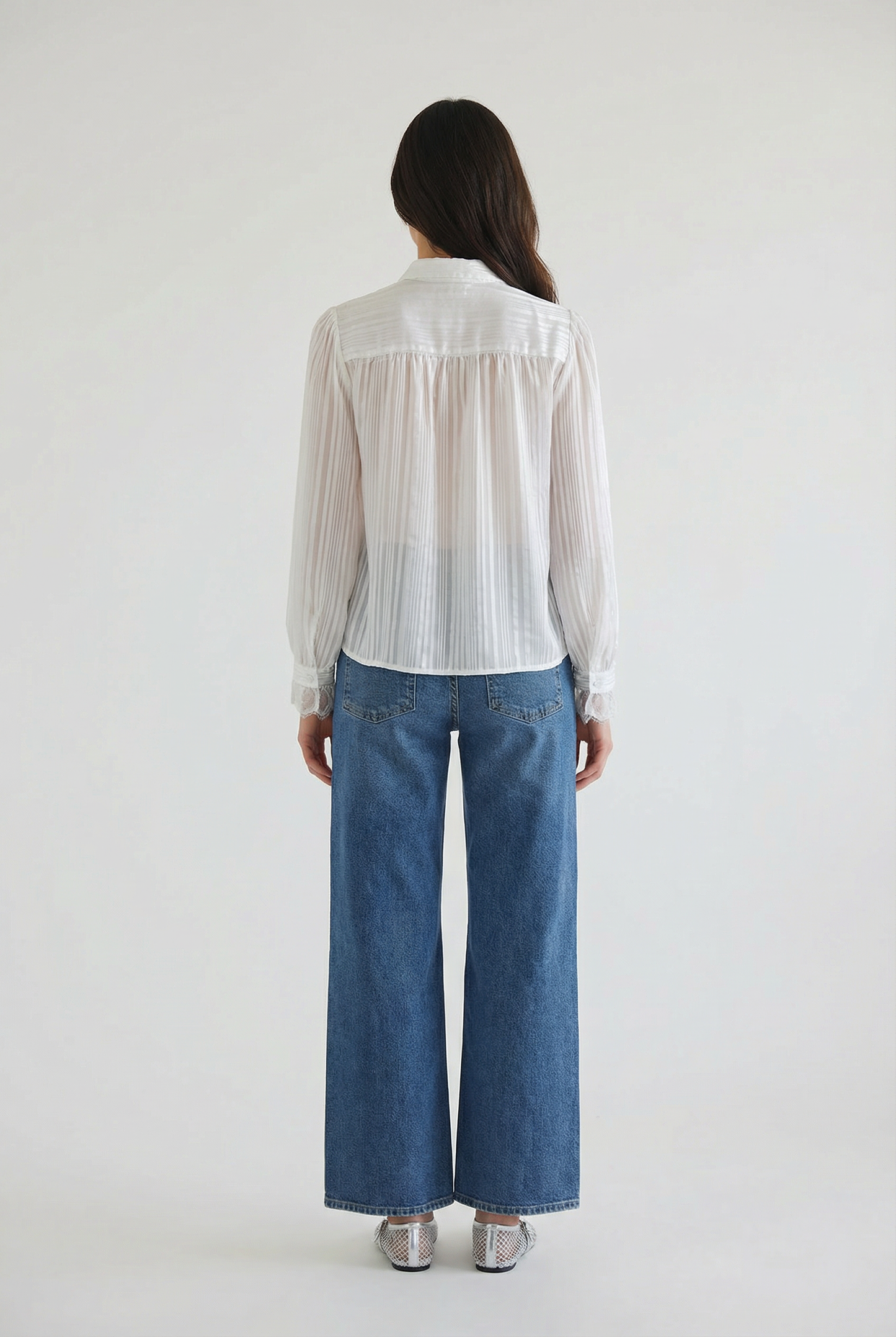 Pamela Satin Stripe Top
