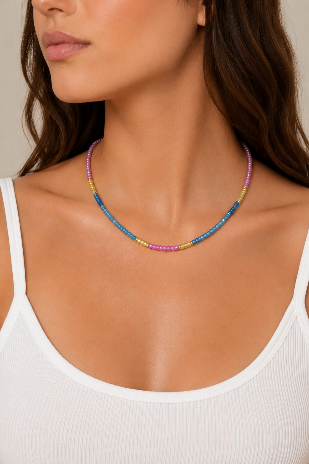 Parker Multi Bead Necklace
