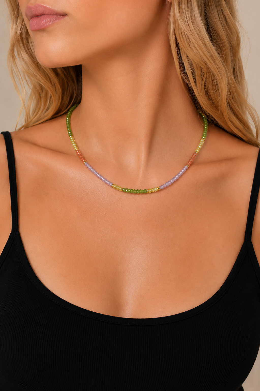 Parker Multi Bead Necklace