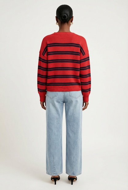 Prep School Stripe Cardigan