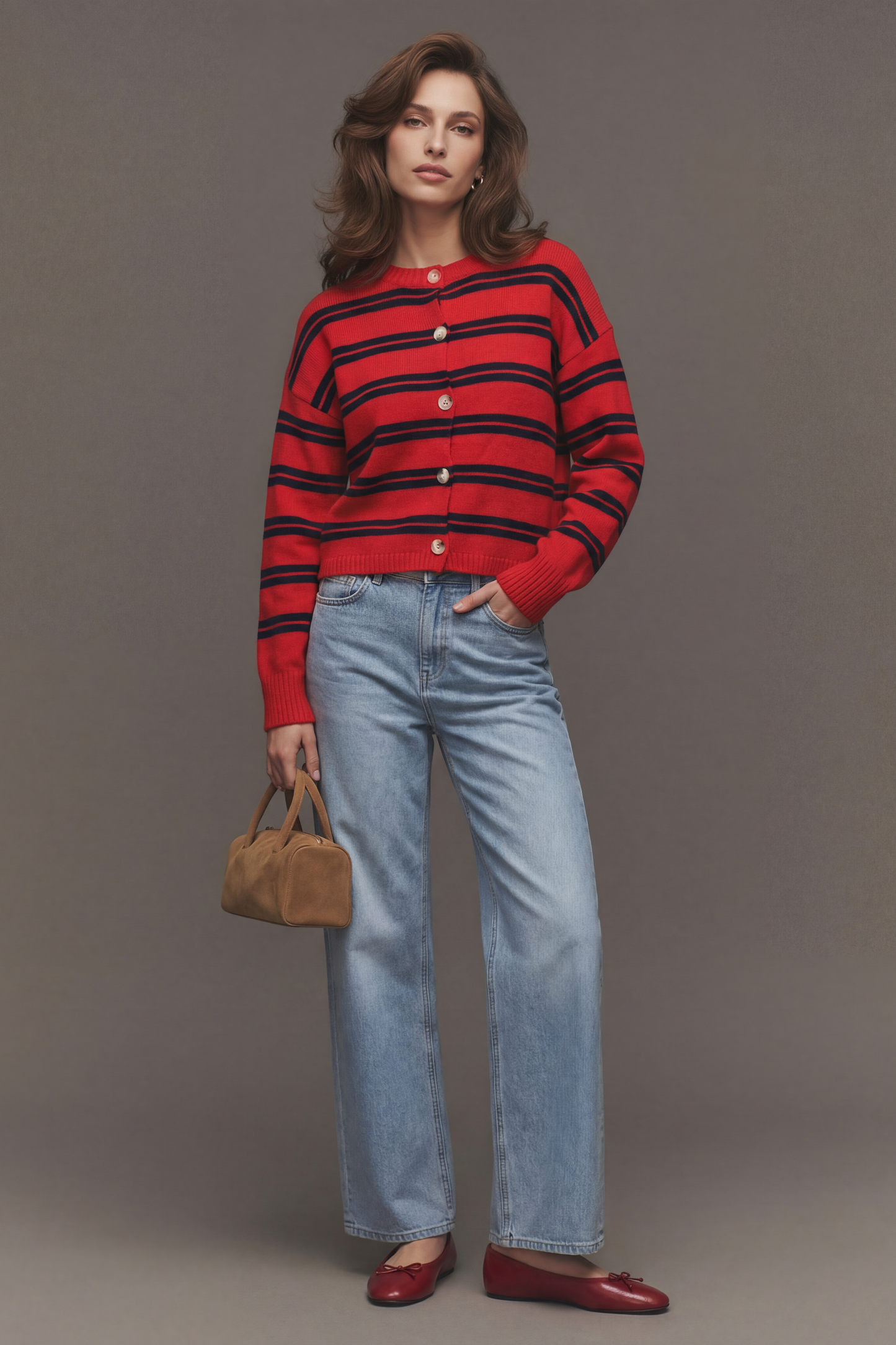 Prep School Stripe Cardigan
