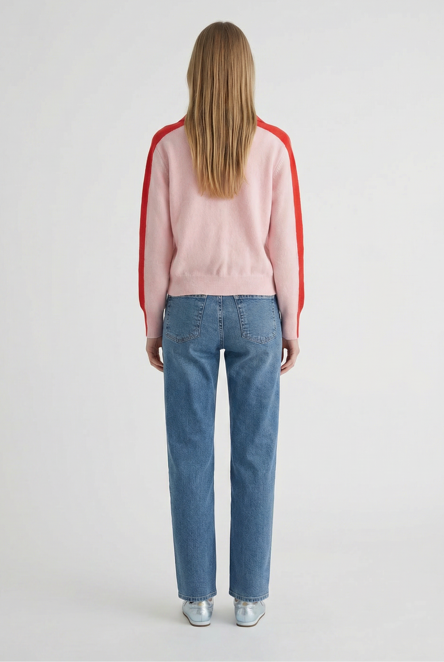 Racer Stripe Polo Sweater