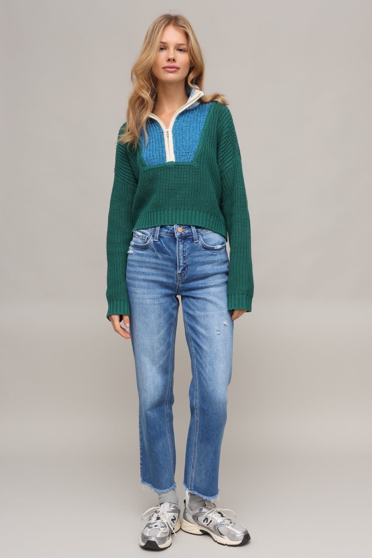 Rachel 1/4 Zip Sweater