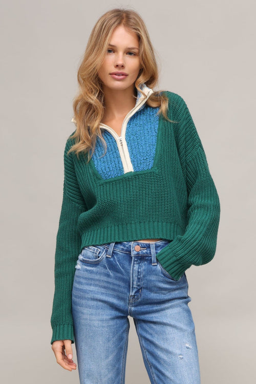 Rachel 1/4 Zip Sweater