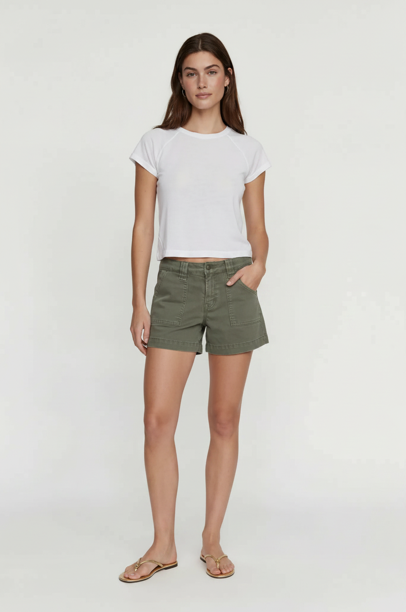 Raglan Crop Boxy Tee